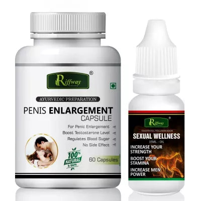 Riffway Penis Enlargement + Sexual Wellness Oil