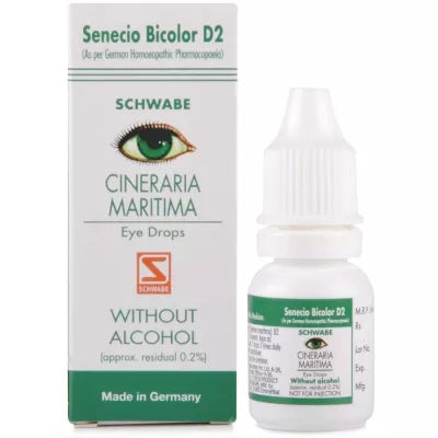 Willmar Schwabe Germany Cineraria Maritima Eye Drops (D2 Without Alcohol)