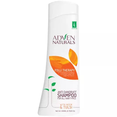 Adven Folli Therapy Anti Dandruff Shampoo with Neem & Tulsi – AYUSH Upchar