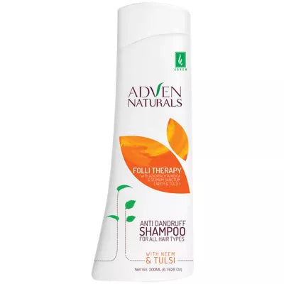 Adven Folli Therapy Anti Dandruff Shampoo with Neem & Tulsi