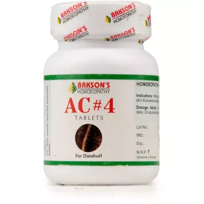 Bakson AC 4 Tablets (Dandruff)