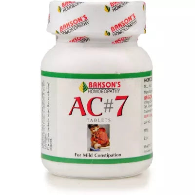 Bakson AC 7 Tablets (Constipation)