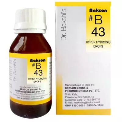 Bakson B43 Hyper Hydrosis Drops