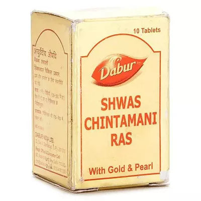 Dabur Shwas Chintamani Ras With Gold