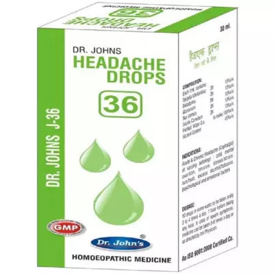 Dr. John J 36 Headache Drops