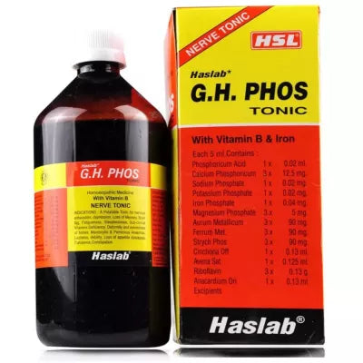 Haslab G H Phos Tonic with Vitamin B and Iron AYUSH Upchar