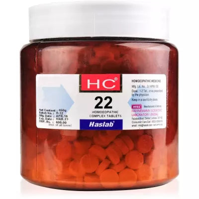 Haslab HC 22 (Mercurious Complex) AYUSH Upchar