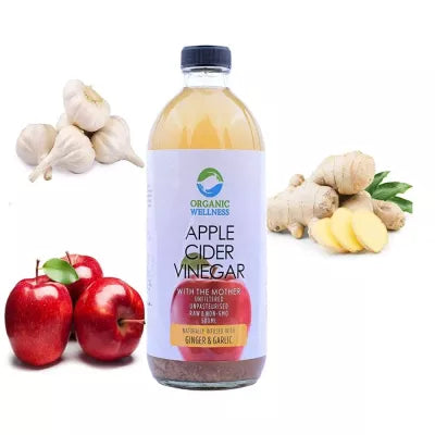 Organic Wellness Apple Cider Vinegar With Ginger & Garlic
