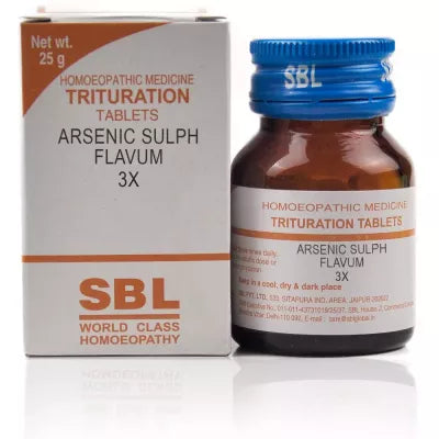 SBL Arsenic Sulphuratum Flavum 3X