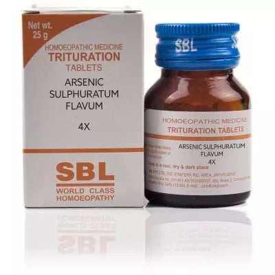 SBL Arsenic Sulphuratum Flavum 4X